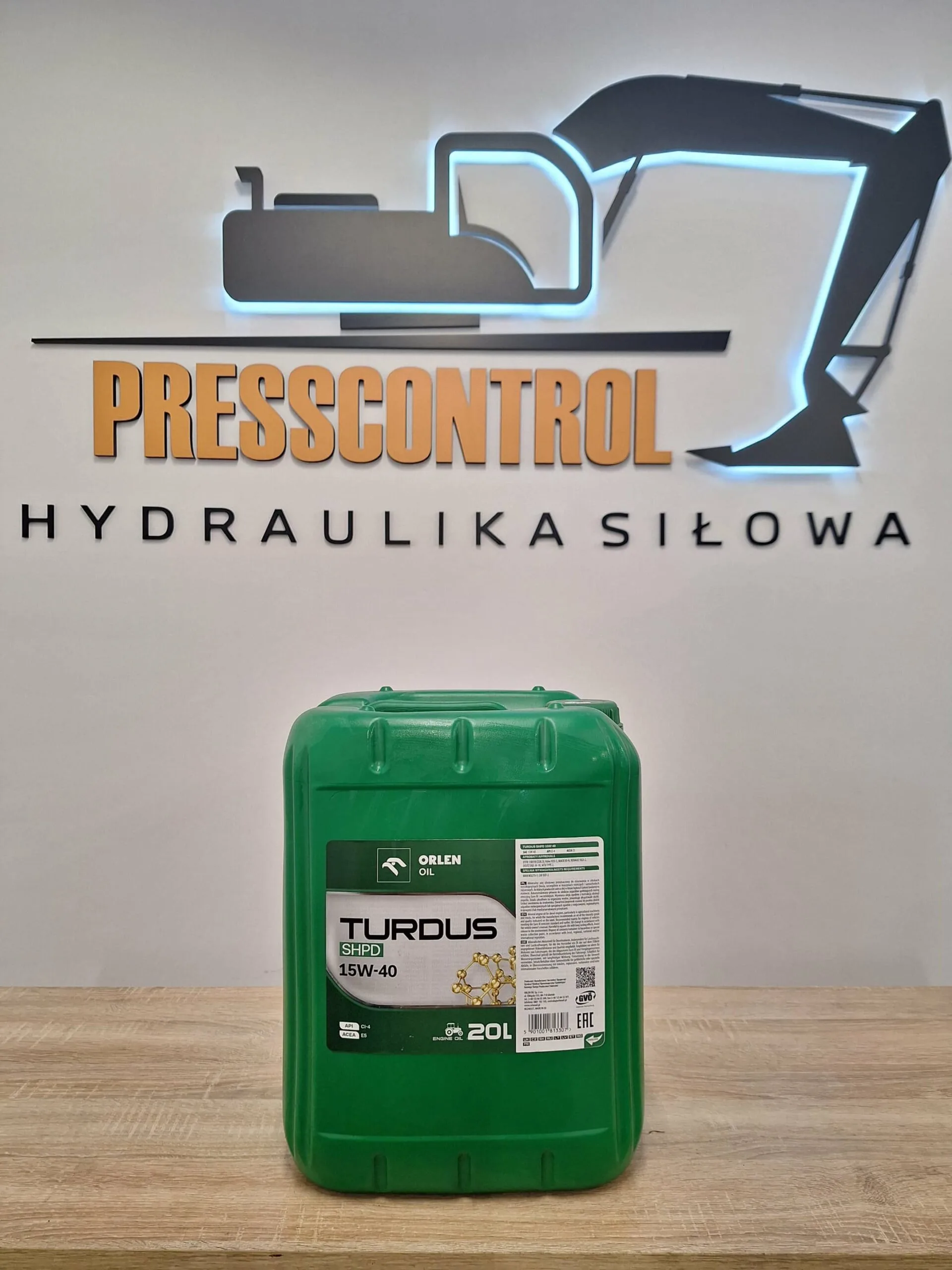 Olej silnikowy Turdus SHPD 15W-40 20L 1 Olej silnikowy Turdus SHPD 15W-40 20L