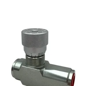 Regulator przepływu jednokierunkowy 3/4''( zawór zwrotno-dławiący)