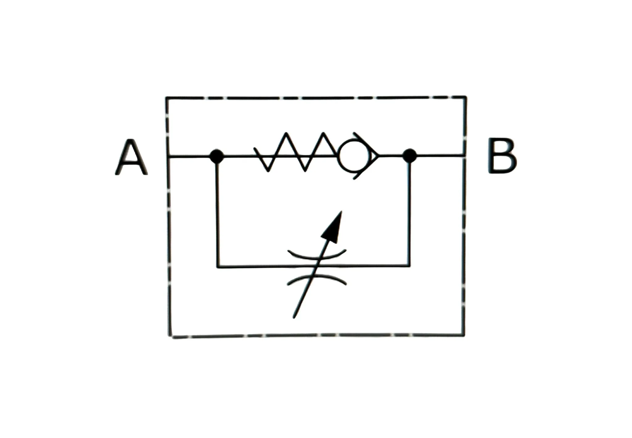 Regulator przepływu jednokierunkowy 1/4''( zawór zwrotno-dławiący) 2 Regulator przepływu jednokierunkowy 1/4''( zawór zwrotno-dławiący) - obrazek 2